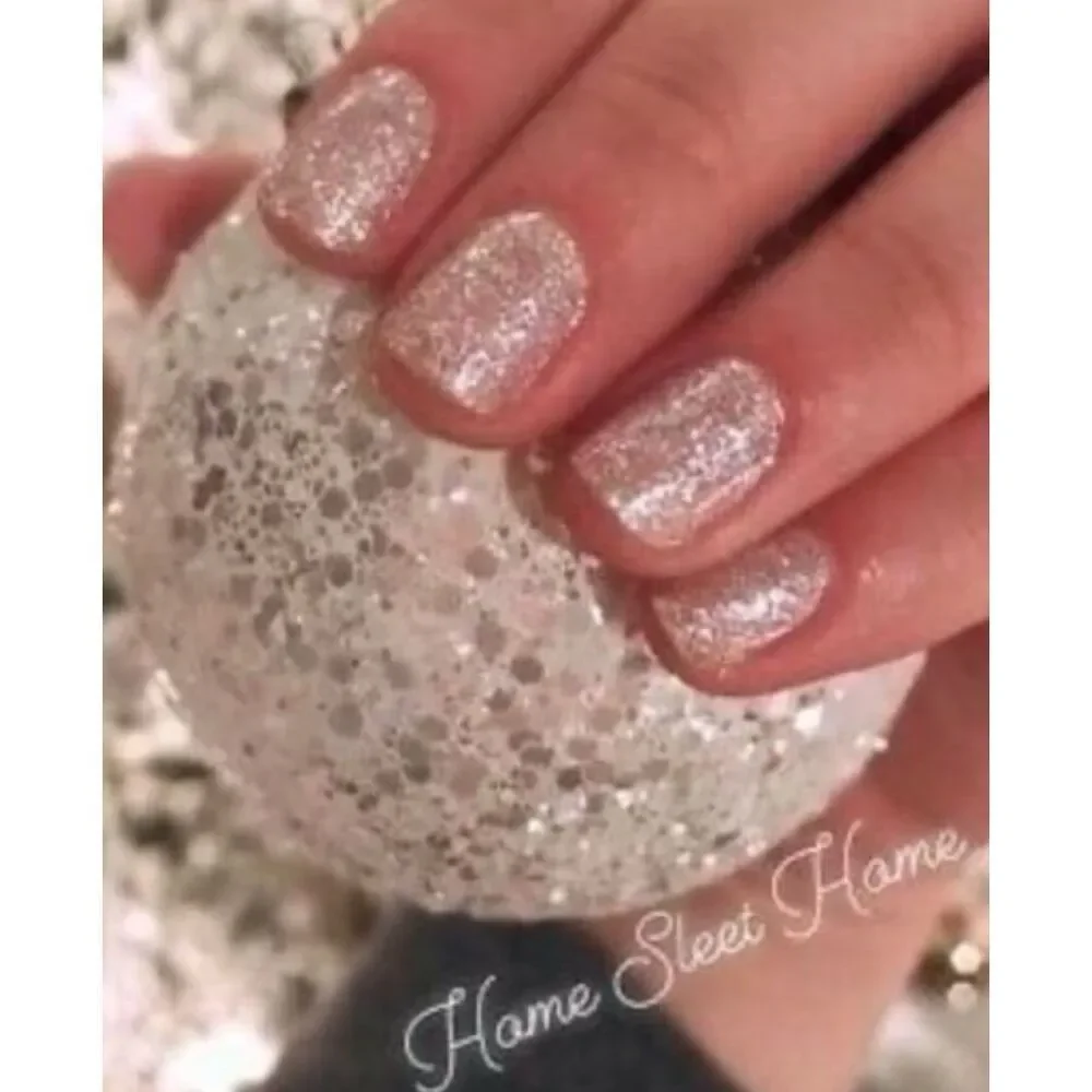 Home Sleet Home   Color Street Pink Glitter Press-On Nails/Home Sleet Home